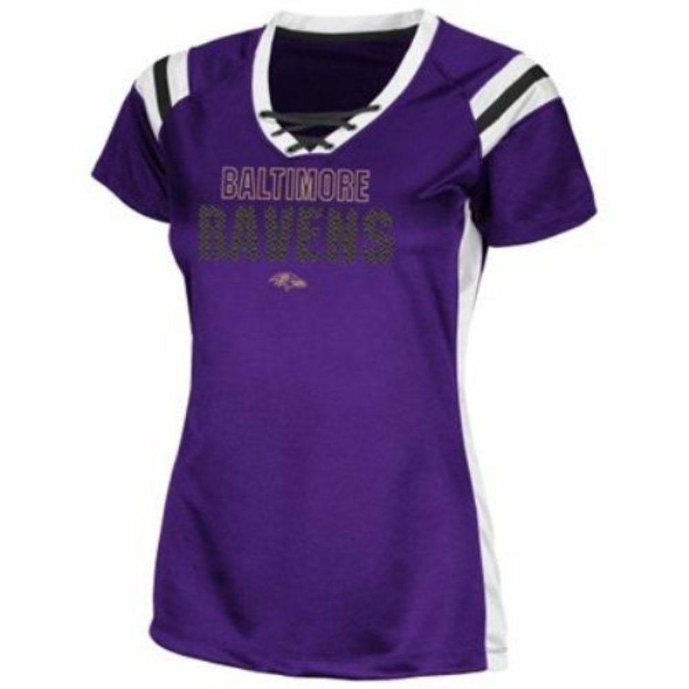Baltimore Ravens Shimmer Top Jersey NWT S, M & L